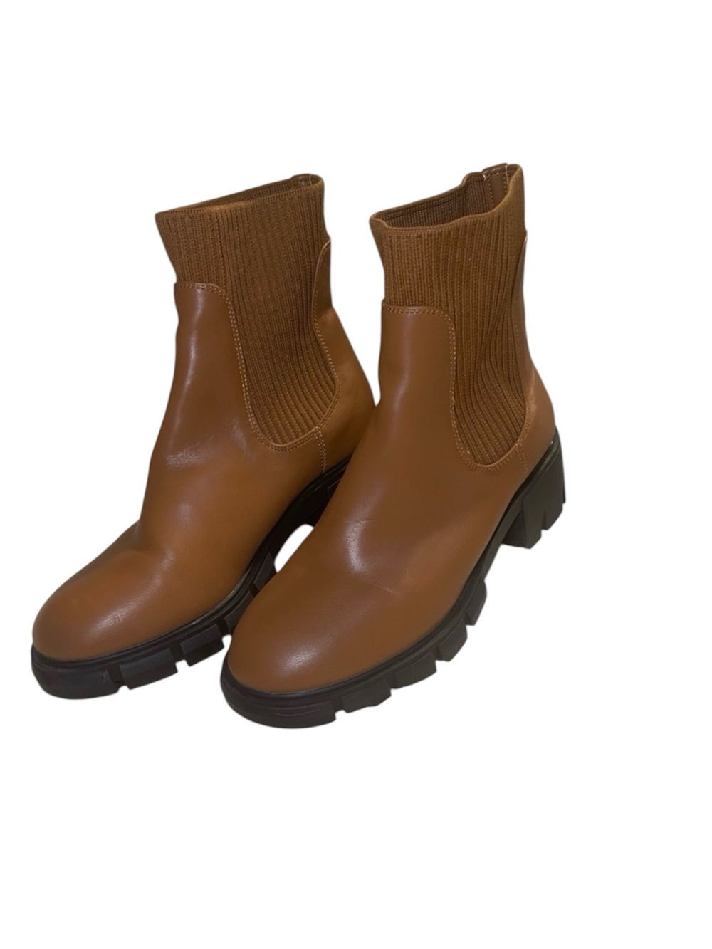 Tan Ankle Booties Size 7 EUC